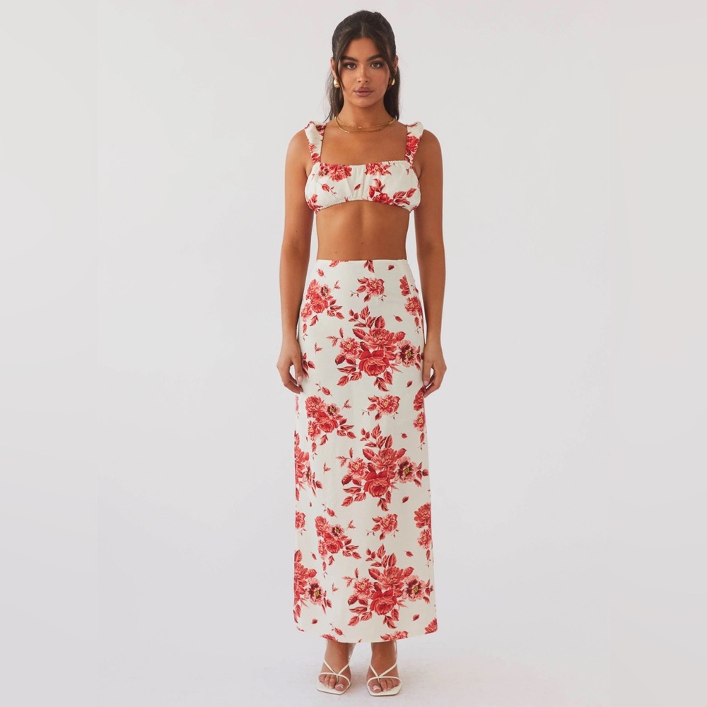 ❤️ Romantic Rosa Bralet Top + Skirt Set (SOLD AS SET)
